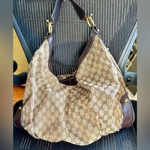 Gucci GG Canvas Jockey bag USED